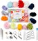 Incraftables Wool Needle Felting Kit (15 Colors). Best Wool Felting Kits for Beginners, Pros, Adults & Kids. Wool Roving Felt Supplies Starter Set with Plastic Eyes, Landyads, Keychains & Glue